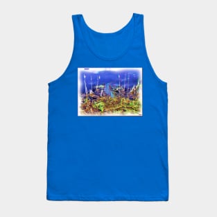 Bluejay 3D Anaglyph Tank Top